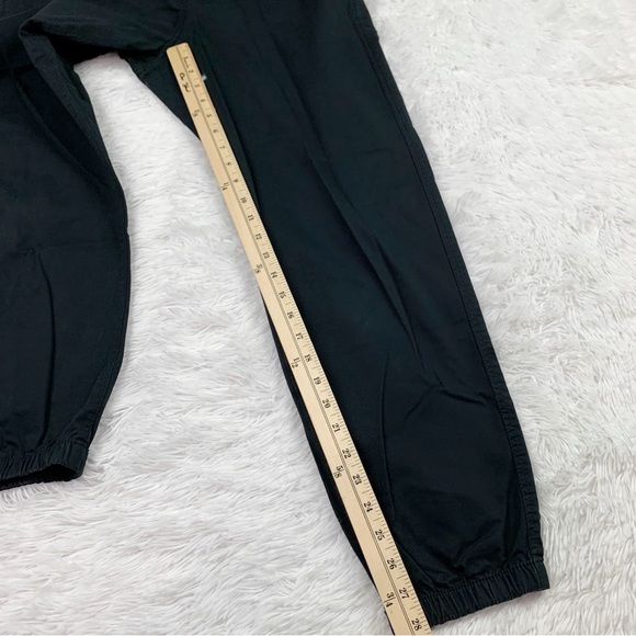 H&M chino joggers pants drawstring waist in black - Picture 4 of 13